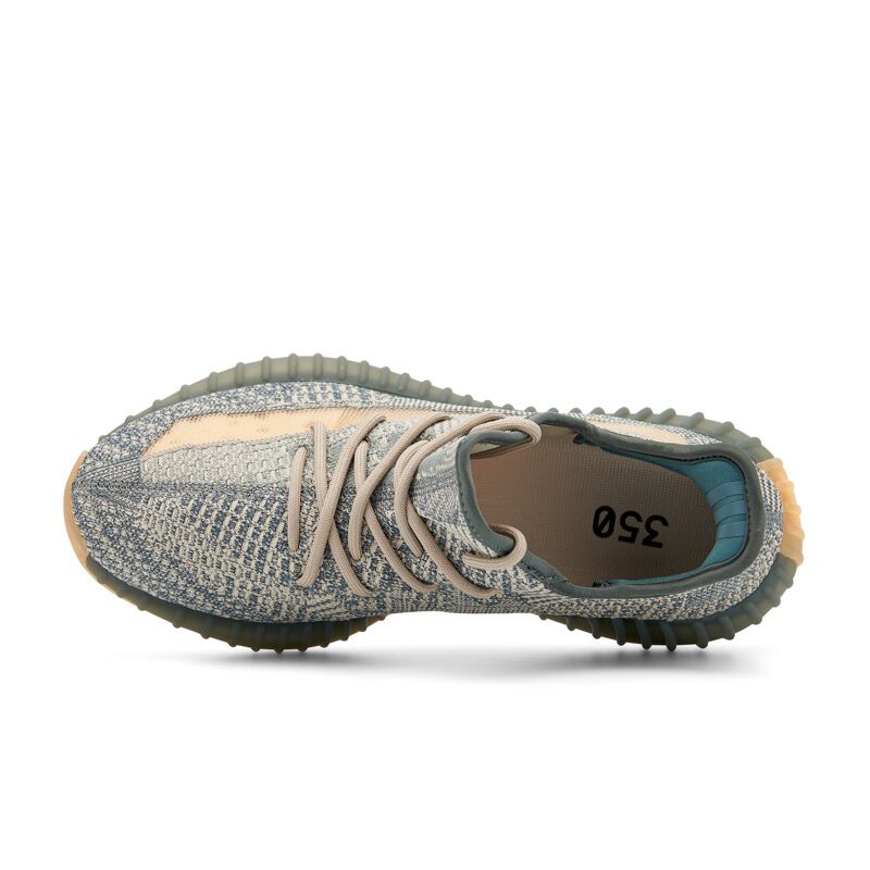 Sneakers Yeezy couple  350v2 shoe flying texture running shoes