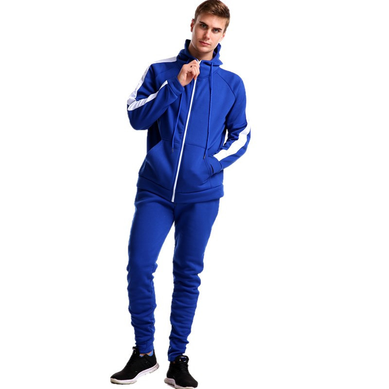 New style clothing zipper men's cardigan hooded sweater sports suit casual hoodie