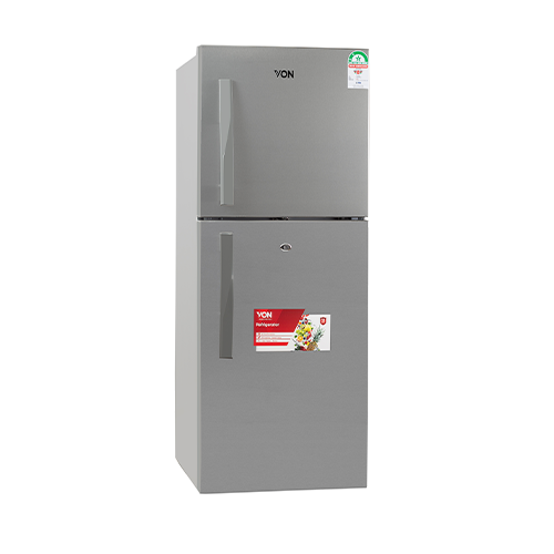Von Double Door Fridge VART-25NHS 220L independent temperature control large capacity meets multi-scene storage, ideal for daily family food storage and other needs