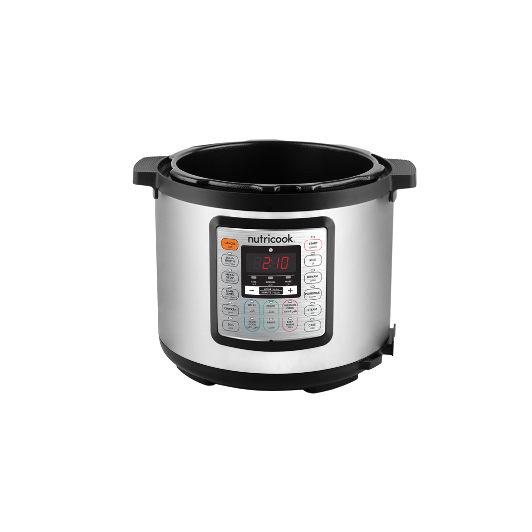 Hotpoint von Stainless steel inner pot Nutricook 9 appliances in 1 NC-SPEK6 Eko Smart Pot Pressure Cooker 11 safety mechanisms Cooks up to 70% faster