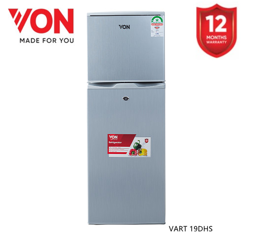 Von thick thermal insulation VART-19DHS Double Door Tropicalised compressor Fridge Interior lighting