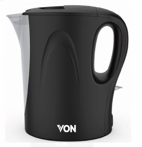 Von Dry boil protection &auto shut off VSKC17BNK 1.7L Upright Corded Kettle Stainless steel heating element