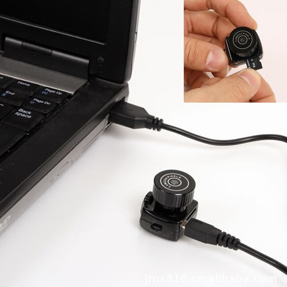Popular Mini Home Surveillance Y2000 720P HD Webcam Camera Video Recorder Camcorder