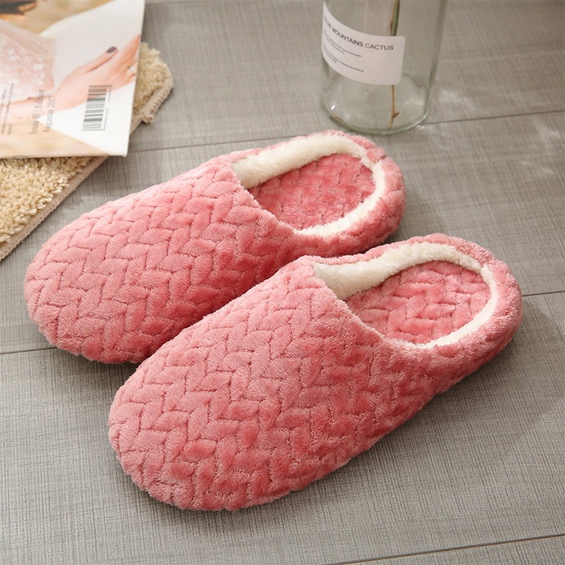 Leopard Soft Bottom Home Slippers Women Indoor Non-Slips Shoes for Bedroom House Warm Shoes