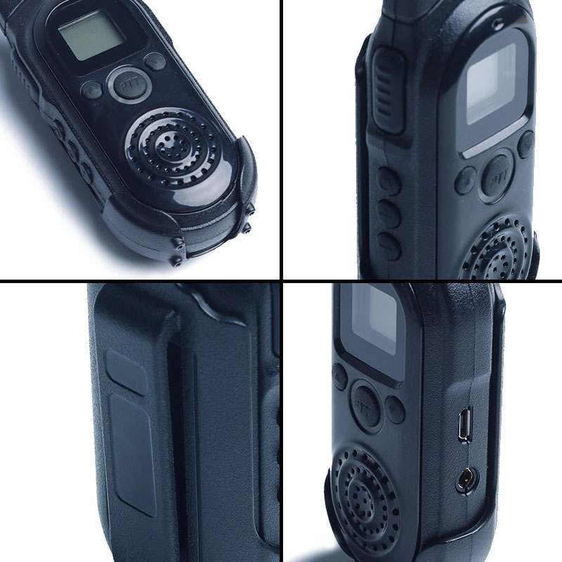 Mini Walkie Talkie Portable CB Ham Two Way Radio Headset Handheld Transceiver Gift for Children