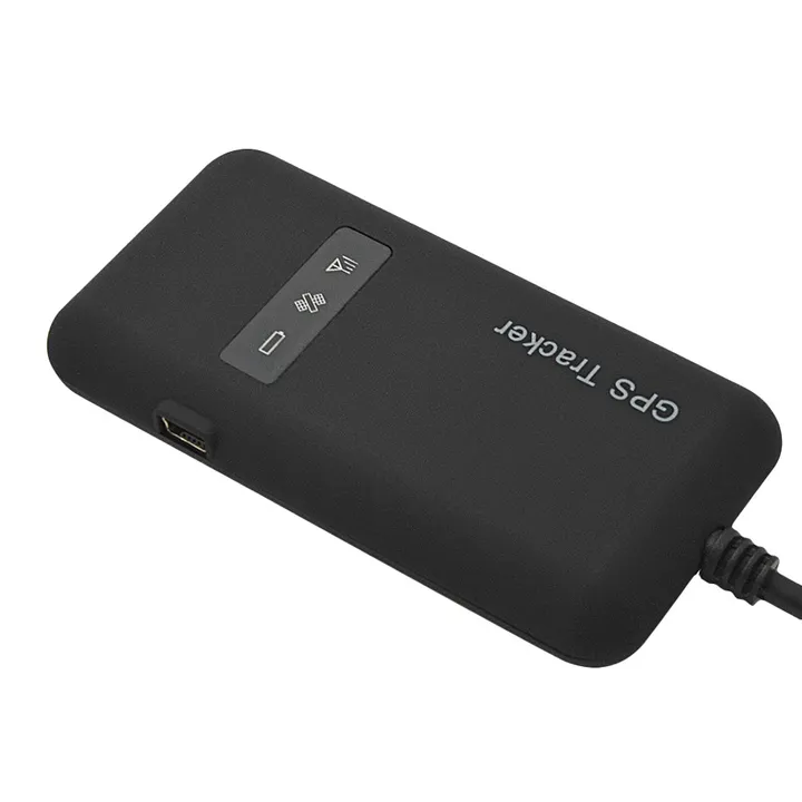 GT02 Vehicle Motorcycle GSM GPS Tracker Locator Anti-theft Device BLACK