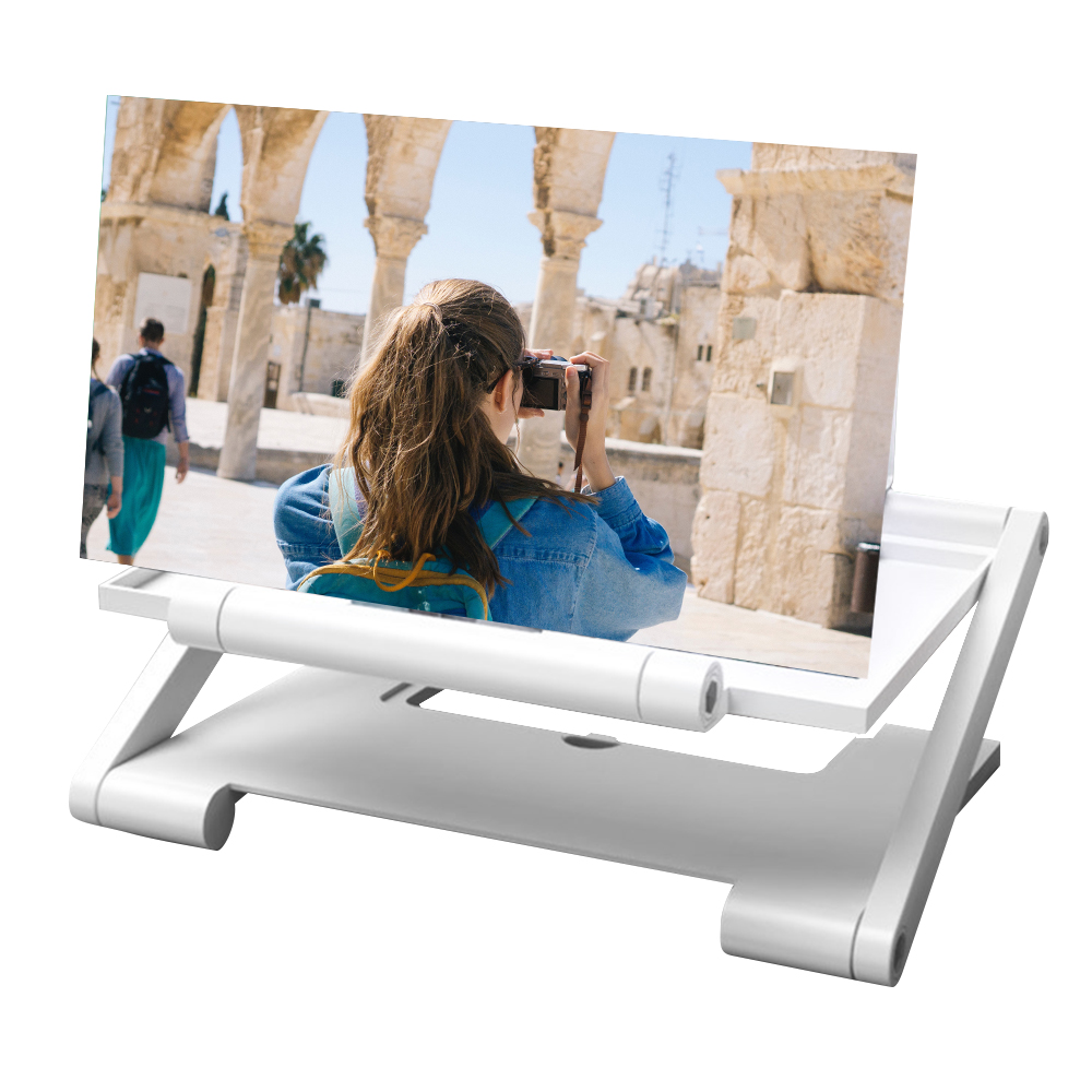 8 inch Phone Screen Magnifier 3D HD Movie  Stand Video Amplifier Movie Magnifier