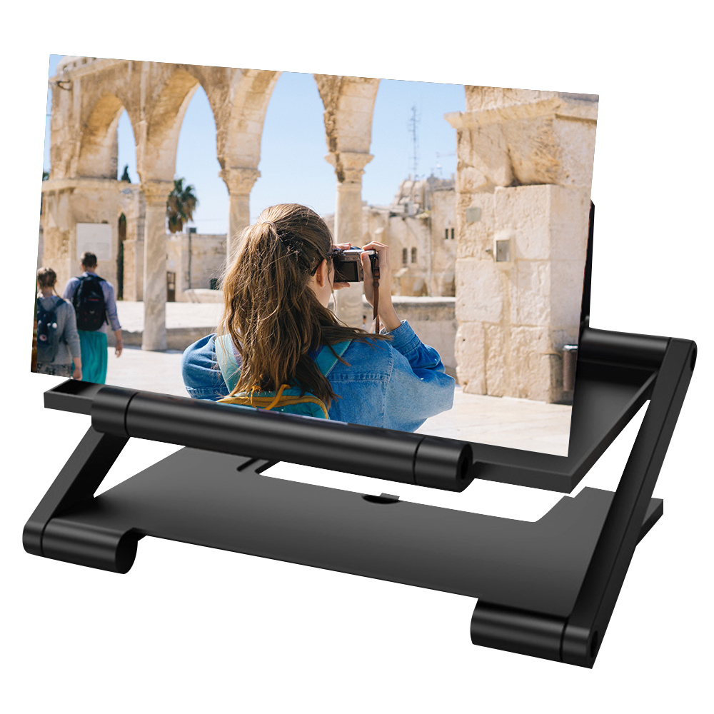 8 inch Phone Screen Magnifier 3D HD Movie  Stand Video Amplifier Movie Magnifier