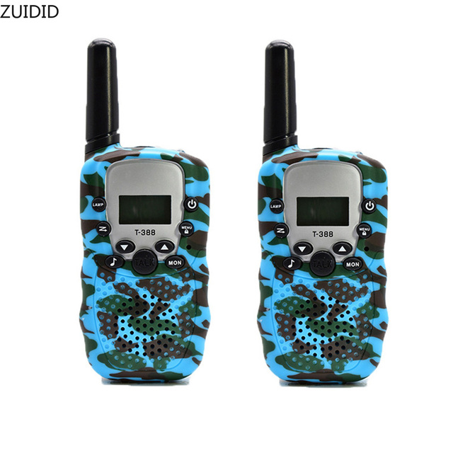 2Pcs Walkie Talkie Children Comunicador Kids Radio Distance 2-3km 1 Pair Camouflage Walkie Talkies