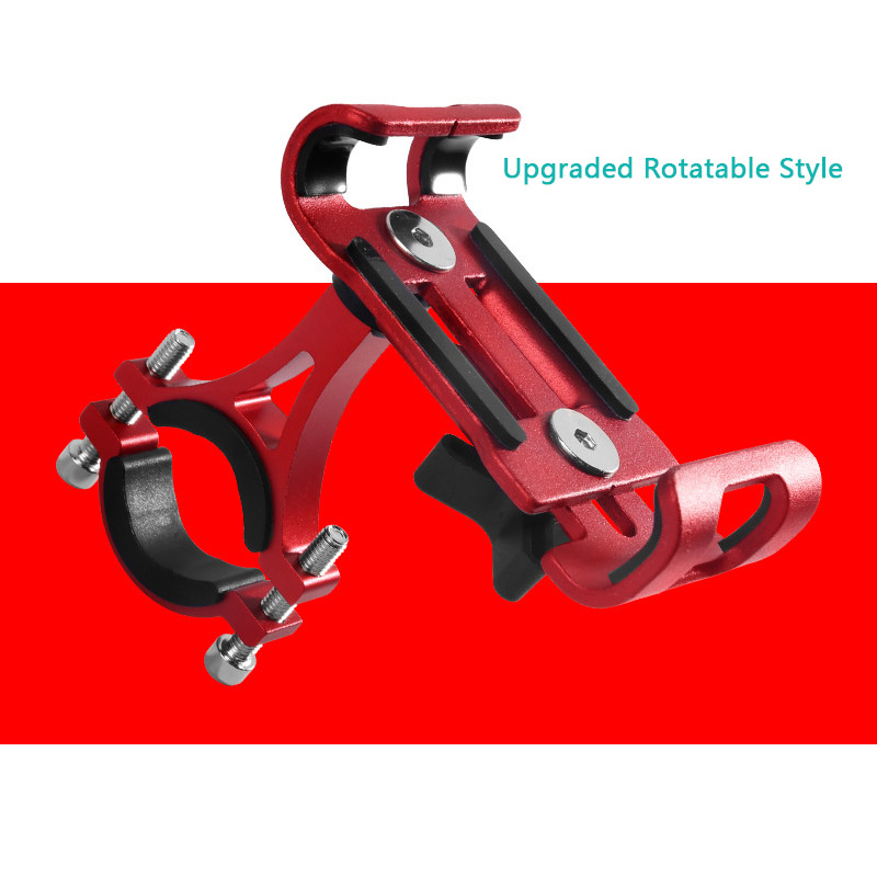 Metal Motorcycle Bike Phone Holder Aluminum Alloy Anti-slip Bracket GPS Clip Universal Bicycle Phone Stand for all Smartphones