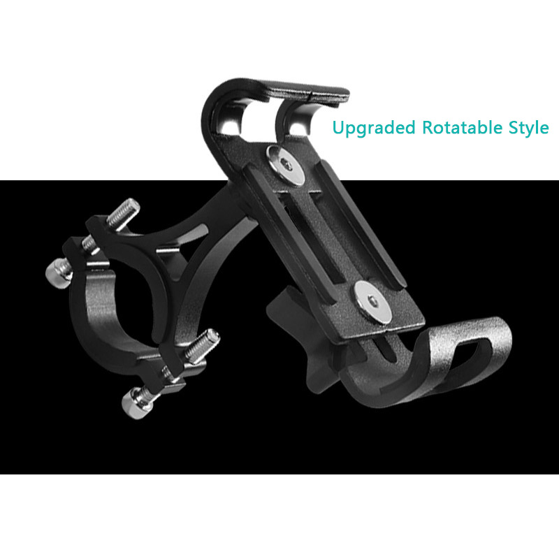 Metal Motorcycle Bike Phone Holder Aluminum Alloy Anti-slip Bracket GPS Clip Universal Bicycle Phone Stand for all Smartphones