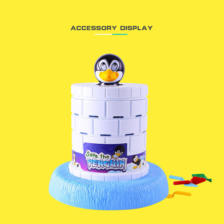 Save the Penguin Ice Game, Fun Challenging Kids Game Help Save the Penguin by Taking Turns Digging Out the Ice for 2 + Players