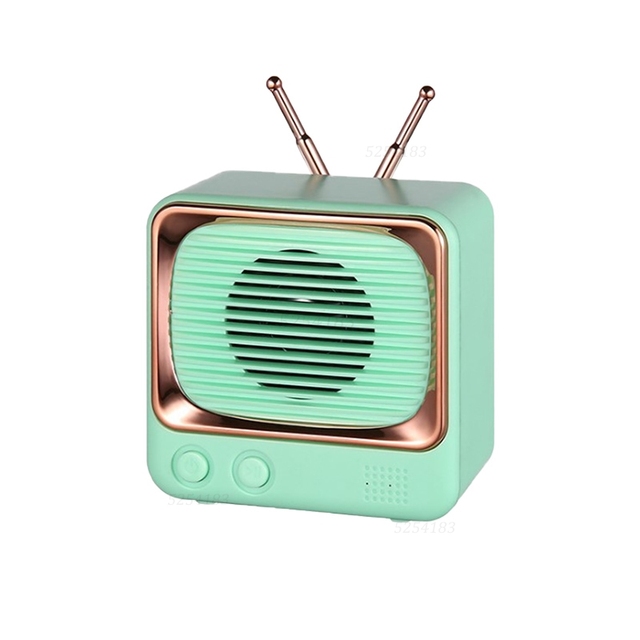 Radio TV Speaker Sound Box Audio Portable Rechargeable Mini Retro Bluetooth Radio Cute Outdoor Mini Speakers Travel Music Player