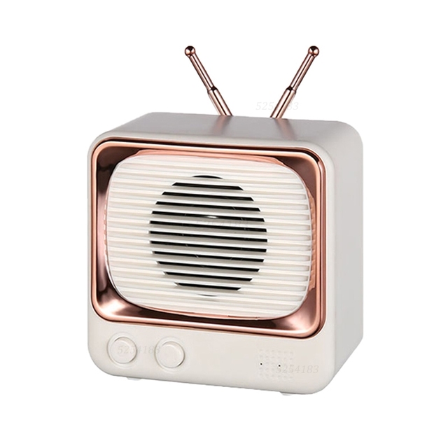 Radio TV Speaker Sound Box Audio Portable Rechargeable Mini Retro Bluetooth Radio Cute Outdoor Mini Speakers Travel Music Player