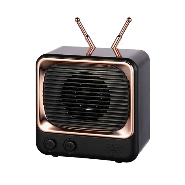 Radio TV Speaker Sound Box Audio Portable Rechargeable Mini Retro Bluetooth Radio Cute Outdoor Mini Speakers Travel Music Player