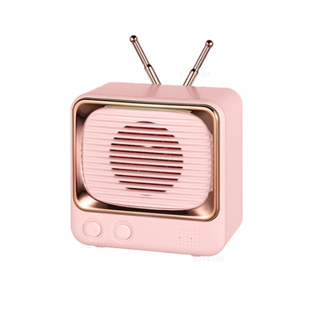 Radio TV Speaker Sound Box Audio Portable Rechargeable Mini Retro Bluetooth Radio Cute Outdoor Mini Speakers Travel Music Player