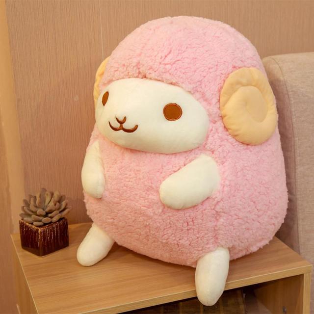 30cm Kawaii Sheep Plush Toys Sofa Decor Super Soft Cute Animals Pillow Stuffed Baby Cartoon Doll for Kids Girls Birthday Gift
