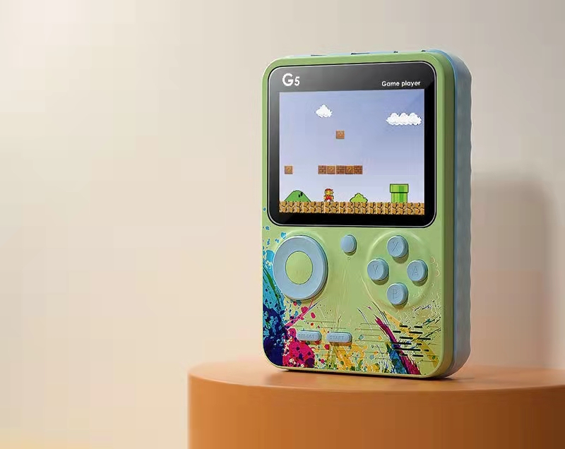 Video Game Consoles 500 Retro Games in 1 AV Out Two Player Gamepads  Rechargeable Battery Portable Game Players for Kids Gift