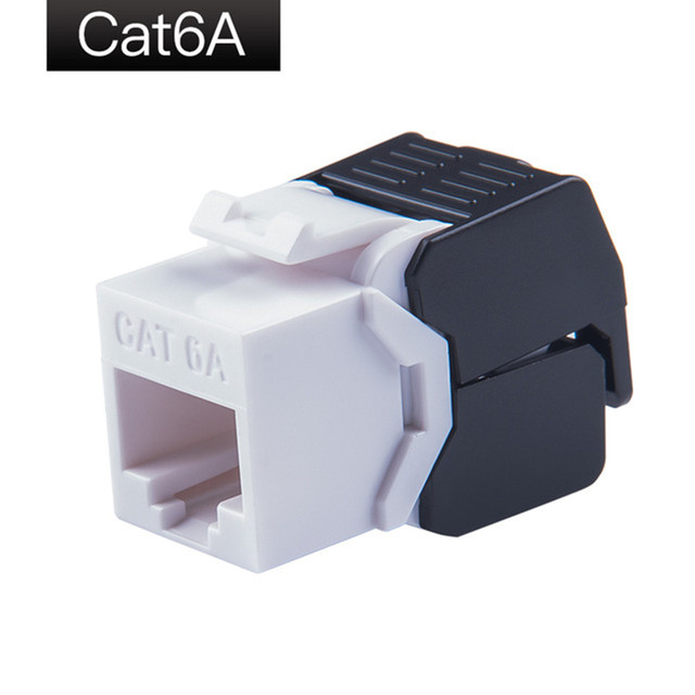 RJ45 Connector 10G Ethernet Cat6A Colorful Keystone Jacks Toolless Network Modules Connection RJ45 Computer Patch Bay For Router