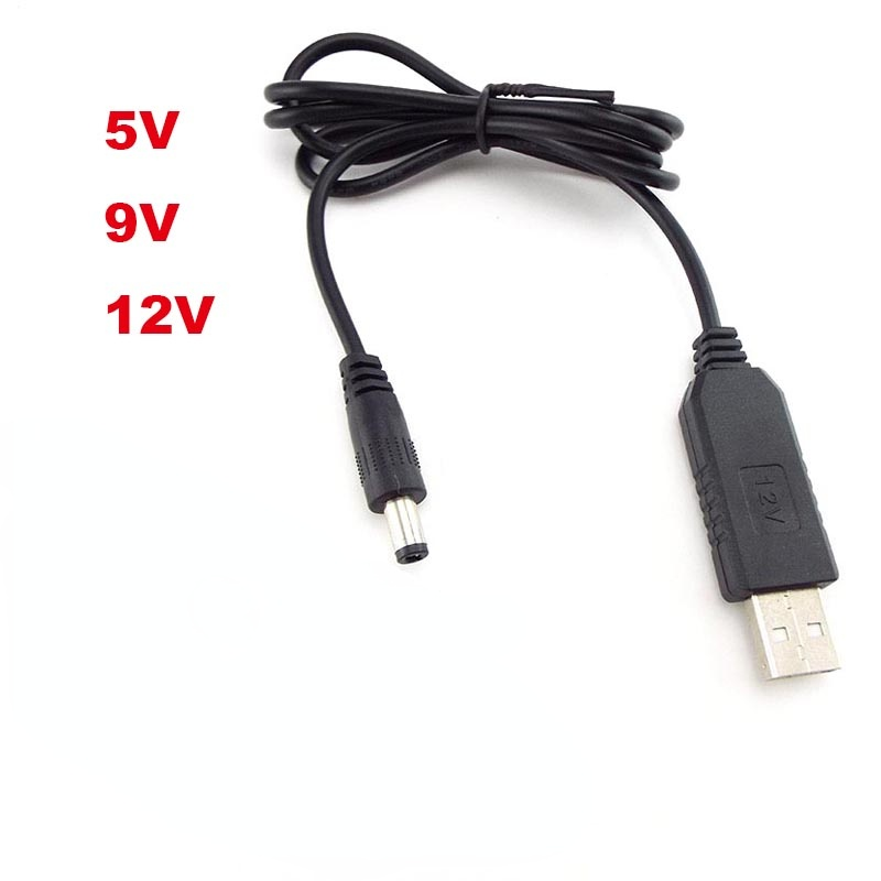 USB to DC Power Cable Universal USB to DC Jack Charging Cable Power Cord Plug Connector Adapter for Router Mini Fan Speaker