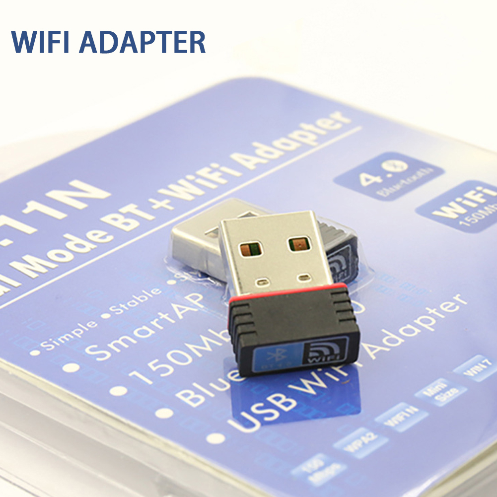 Wireless Wifi Adapter Bluetooth 4.0 Wifi Adapter USB Network Card Dongle Dual Mode Home Mini for Mac Win 10 8 7 Vista XP 2000