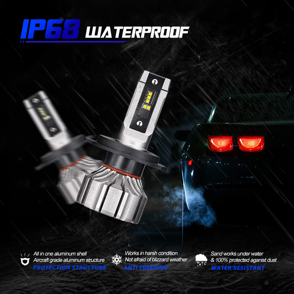 NOVSIGHT H4 Led Headlight 9005 HB3 9006 HB4 9012 H1 H3 H7 H11 H8 H9 Car Headlight Bulbs 50W 8000LM 6500K Fog Light Auto Headlamp