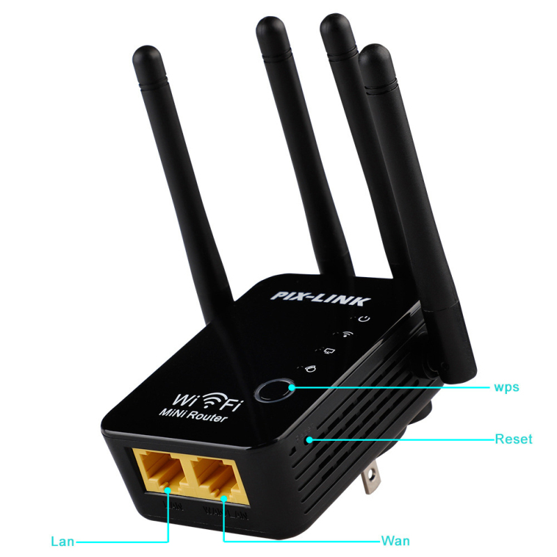 Wifi Amplifier Pro Router 300M 2.4G Repeater Network Expander Range Extender Roteader Mi Wireless Router Wi-fi