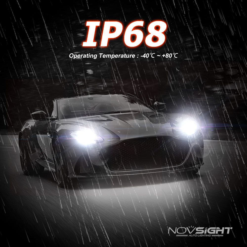NOVSIGHT Led H7 H1 H3 H4 H11 H8 H9 9005 9006 9012 9004 9007 72W 10000LM 6000K Car Headlight Bulbs Auto Headlamp Car Accessories