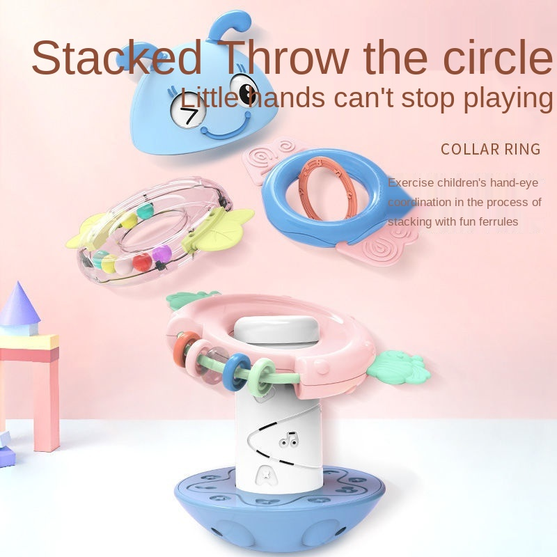 Montessori Toys For Newborns 0 12 Months Teethers Rattles For Baby Boy 13 24 Month Educational Musical Tumbler Crib Mobile