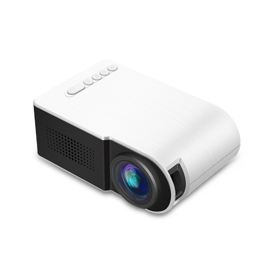 Mini LED Projector 320x240 Pixel HDMI USB Home Media Portable Player 600 Lumens 3.5mm Audio Support 1080P Playback