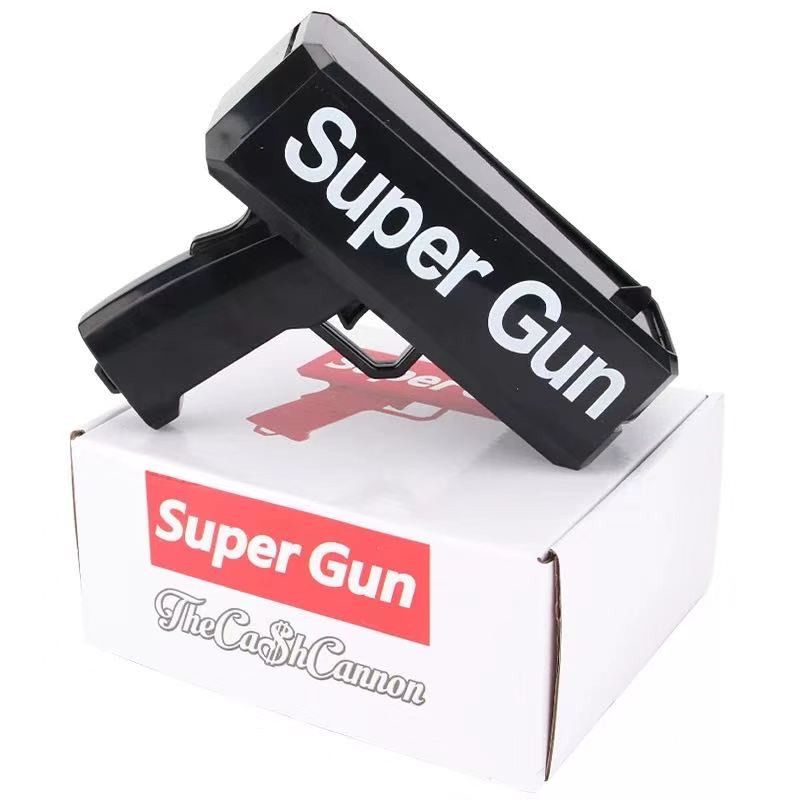 Banknote Make It Rain Money Red Cash Cannon Gun 100pcs Bills Party Game Outdoor Family Funny Fashion Children Gifts For Kids