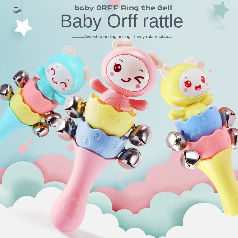 Baby Toys 0-12 Months Montessori Hand Shaking Toys Baby Rattles Crib Mobiles Toy 0-12 Months Newborn Infant Baby Boy Toys Gifts