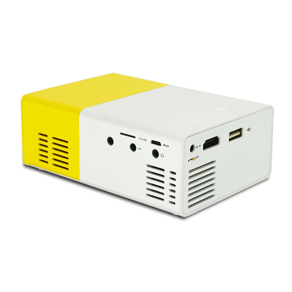 Mini Portable Pocket Projector HD 1080P 600 Lumens LCD Movie Video Home Theater Room Media Player Smart Phone Beamer Hot