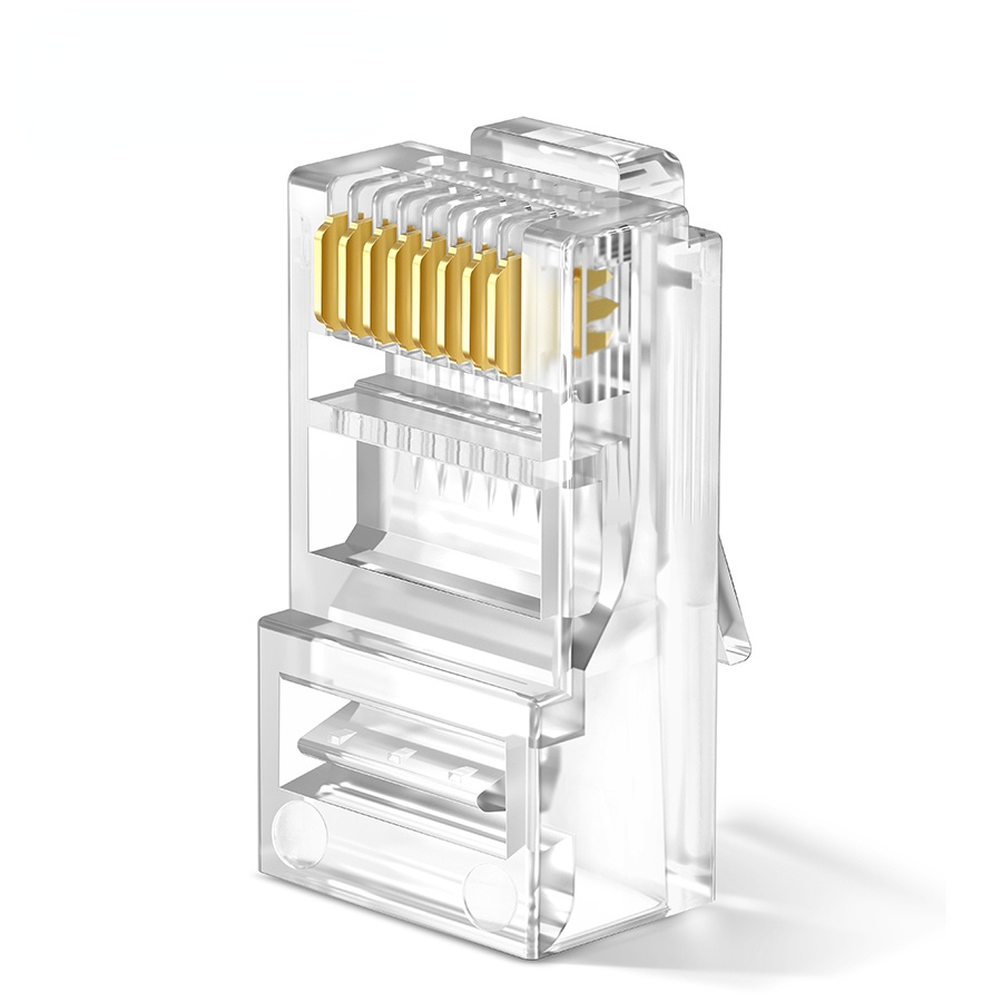 rj45 connector rg rj 45 cat6 ethernet cable plug rg45 cat 6 network lan utp 8p8c unshielded jack modular 20/50/100pcs