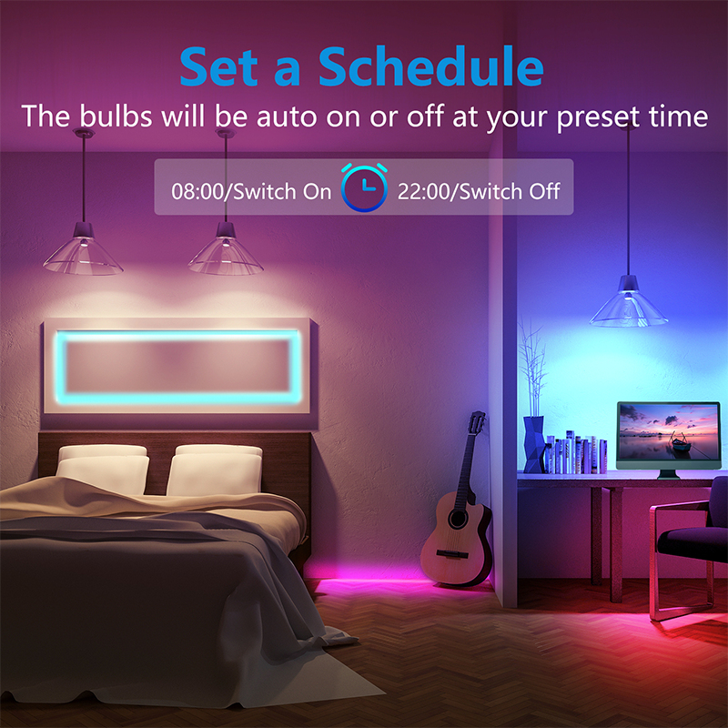 Nite Bird RGB Smart WiFi LED Light Strip 10W 5050 LED With Music Syncing Tuya/Smart Life/Gosund App Control Smart LED Strips