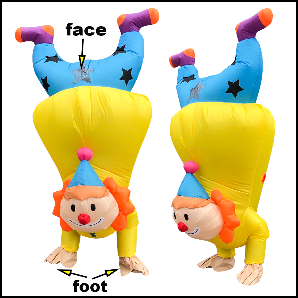 New Adult kids Party costums Alien Inflatable Costumes Dress Up Funny Carry On Santa Pants Halloween Carnival clown costume