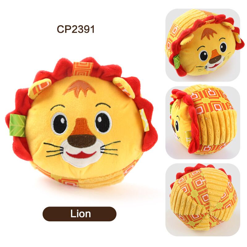 Cute-Animals Baby Soft Plush Rattles Ball 0-12 Months Infant Cloth Bed Bell Stuffed Rattle Toys Sound Body Building for Newborn