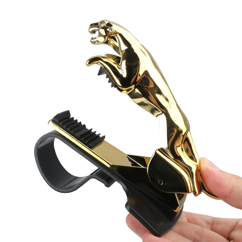Car Phone Holder Leopard Design Cellphone GPS Stand 360 Degree Mount Adjustable Clip Holder Accessories Support