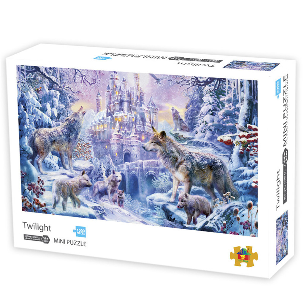 1000 Pieces Jigsaws Picture Puzzles Assembling Games Educational Toys Christmas Early Educational Gift Toys For Children Kids