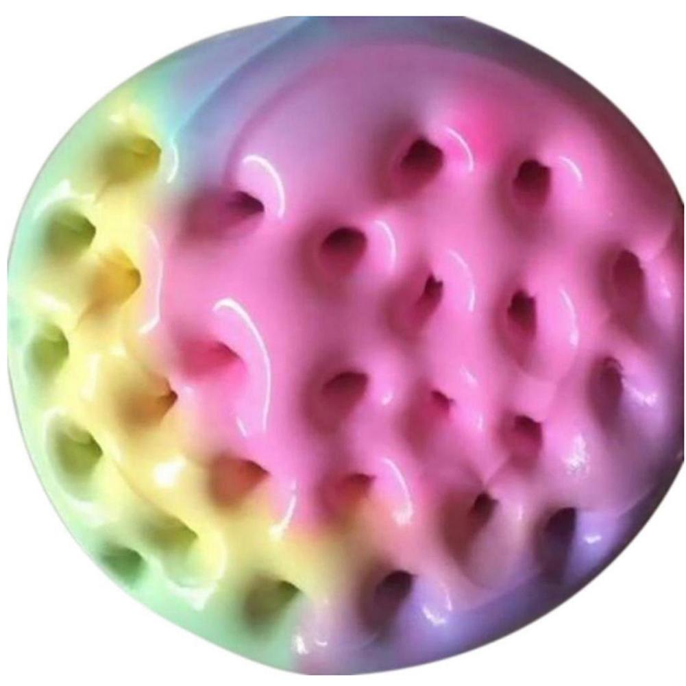 100ml Rainbow Slime Fluffy Floam Kids Modeling Clay Toys Polymer Educational Toys Safe Cotton Slime Anti Stress Plasticine Gifts