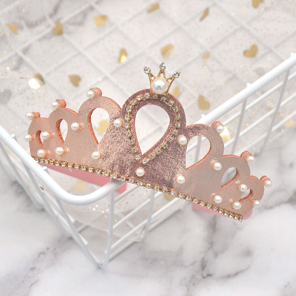 Princess Crystal Tiaras Rhinestone Hairhoop Crowns Headband Handmade Hair Band Headwear For Kids Girls Hair Accessories Gifts