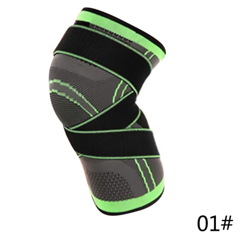 1PC Kneepad Elastic Bandage Pressurized Knee Pads Knee Support Protector for Fitness sport running Arthritis muscle joint Brace