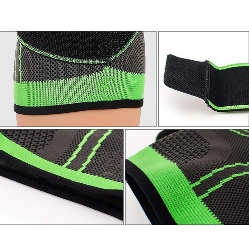 1PC Kneepad Elastic Bandage Pressurized Knee Pads Knee Support Protector for Fitness sport running Arthritis muscle joint Brace