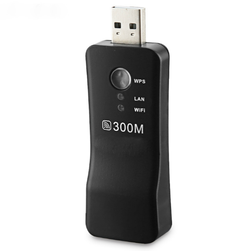 300Mbps Universal Wireless TV Wifi Adapter Network Card RJ-45 Wi-fi WPS Repeater AP Mode for LG Sony Samsung TV HDTV