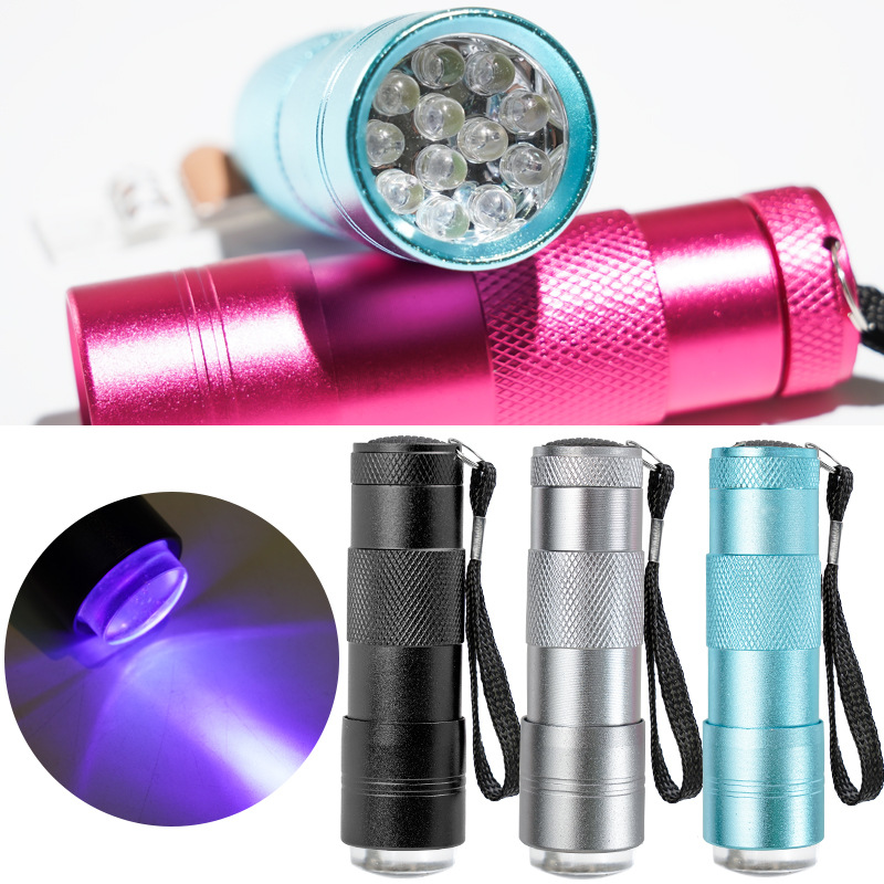 Mini UV Led Light UV LED Lamp Nail Dryer for Gel Nails LED Flashlight Portability Nail Dryer Machine Nail Art Tools UV Light 1pc