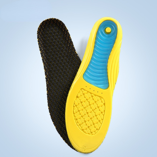Dual Shock Absorption Insoles for shoes top quality cushions breathable comfortable foot pain relieve shoe