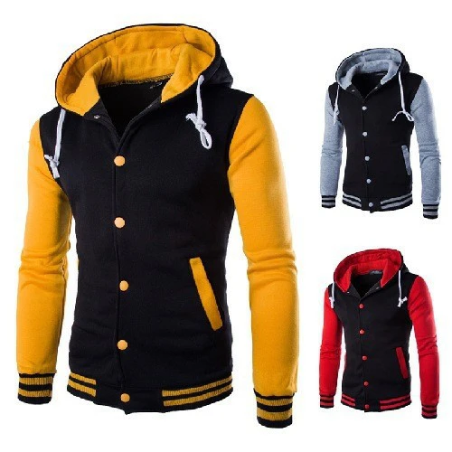 Hoodies Cardigans Sweatshirts Men Clothes men wear fashion men clothes trendy men clothes New hooded Baseball Shirt Men's jacket slim cardigan sweater