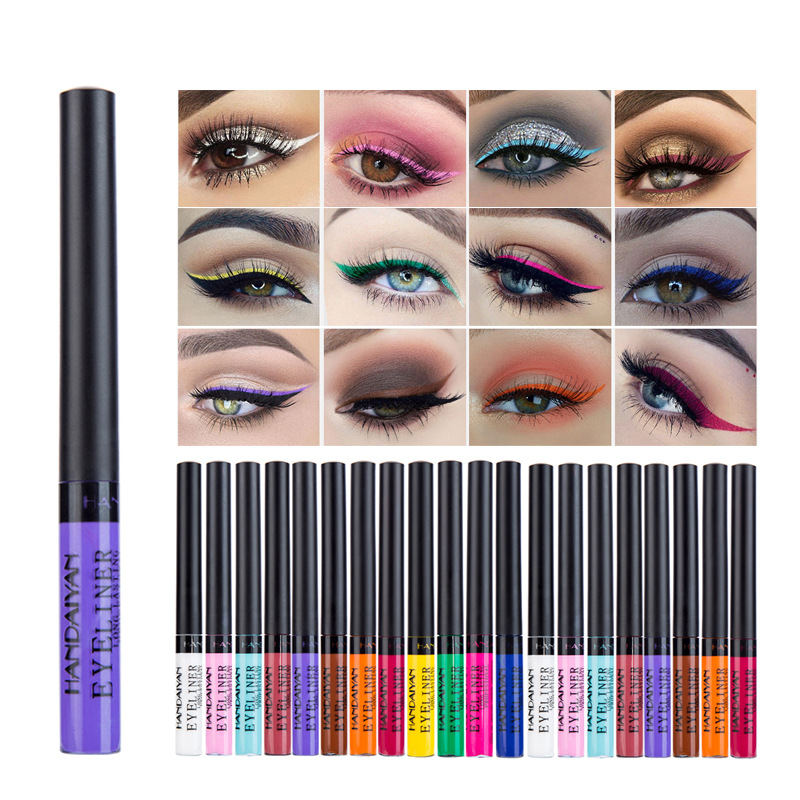 Makeup HANDAIYAN/Han Daiyan FDA certified color matte eyeliner liquid imitation water 12 packs