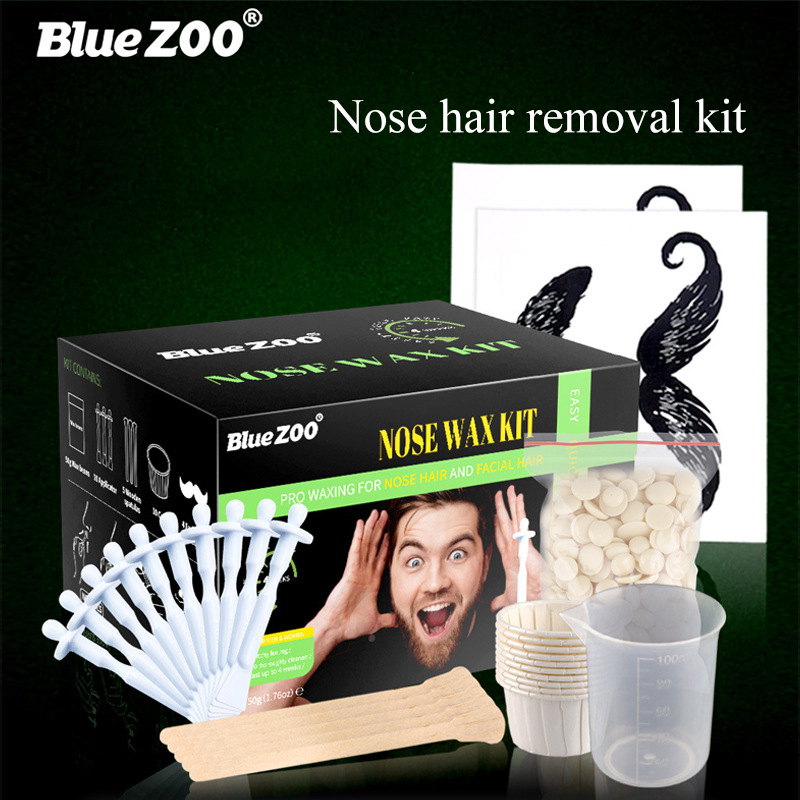 BLUE ZOO beeswax nose hair removal tool nostril cleaning sticky hair removal cream nose hair cleaning kit
