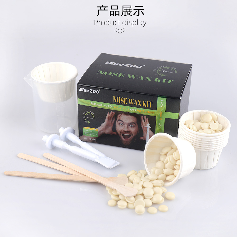 BLUE ZOO beeswax nose hair removal tool nostril cleaning sticky hair removal cream nose hair cleaning kit